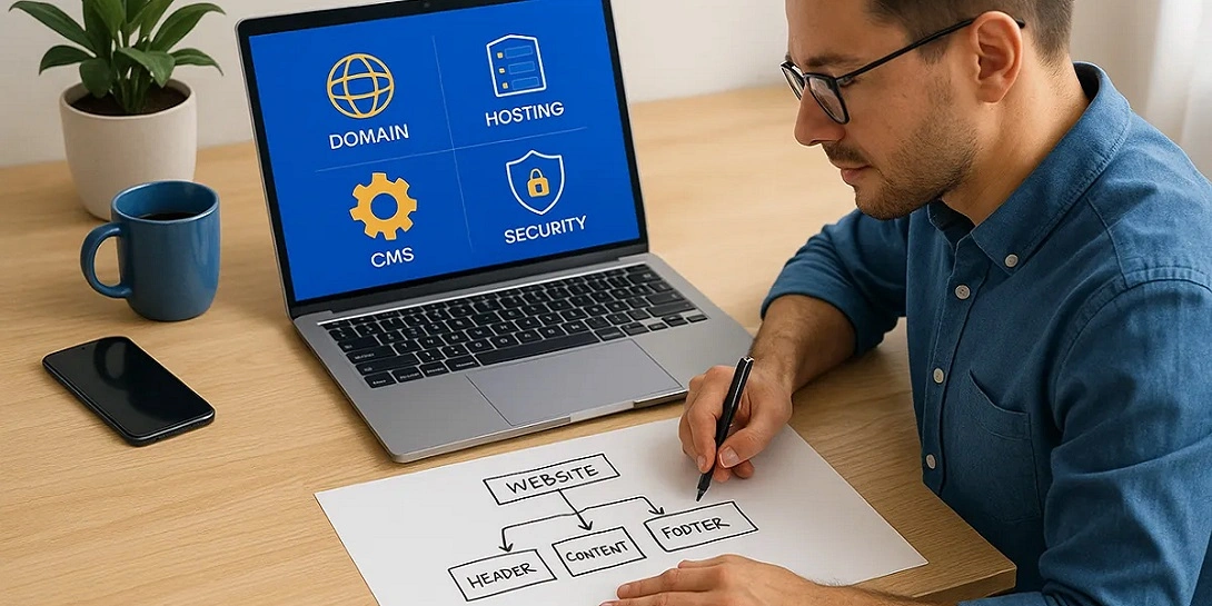 Domain, Hosting, dan CMS Apa Bedanya, Ini Penjelasan Paling Sederhana